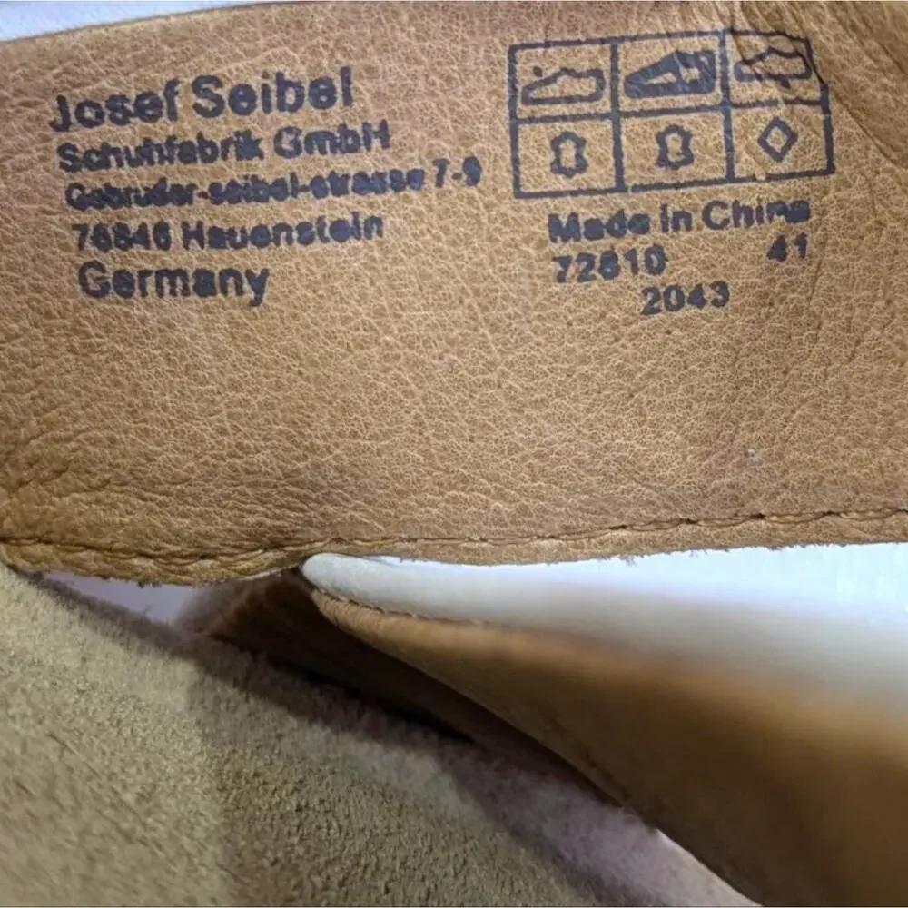 Josef Seibel Clea 10 Sandals Size 41 US 10/10.5 EUC $159   S3607